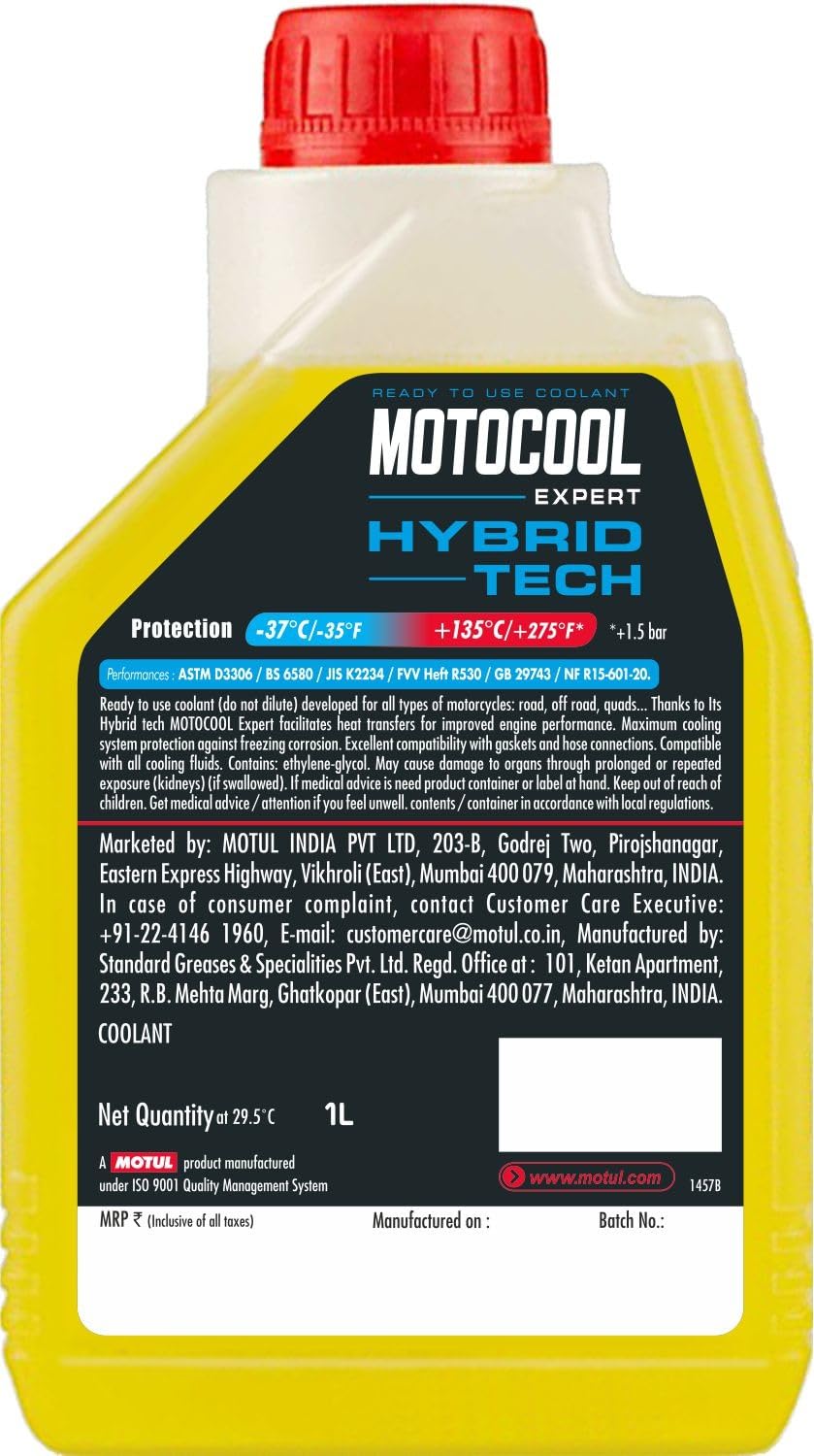 Motul Motocool Expert 103291 Coolant (1 L)