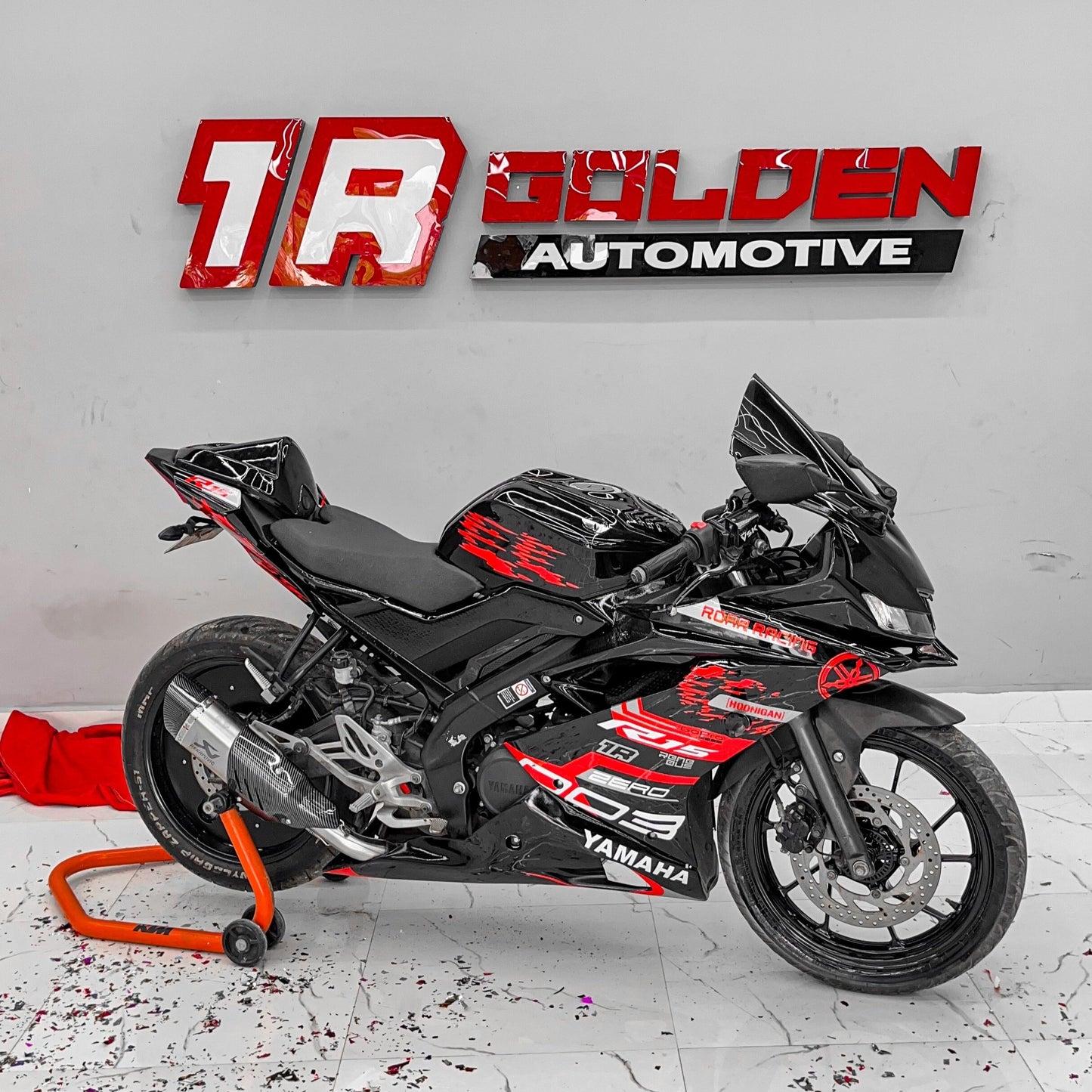 DOUBLE SENSOR BEND PIPE FOR YAMAHA R15 V3,V4 & MT