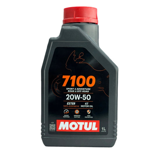 Motul  7100 4T 20W-50 Petrol Engine Oil for Bikes (1 L)